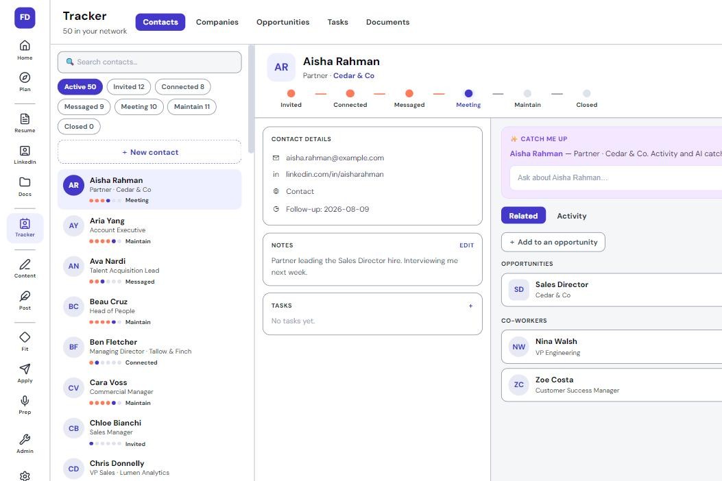 Inside FutureDay: The Pipeline, One CRM for Contacts, Companies, Opportunities and Tasks